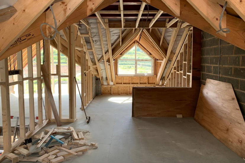 Home Extension under construction